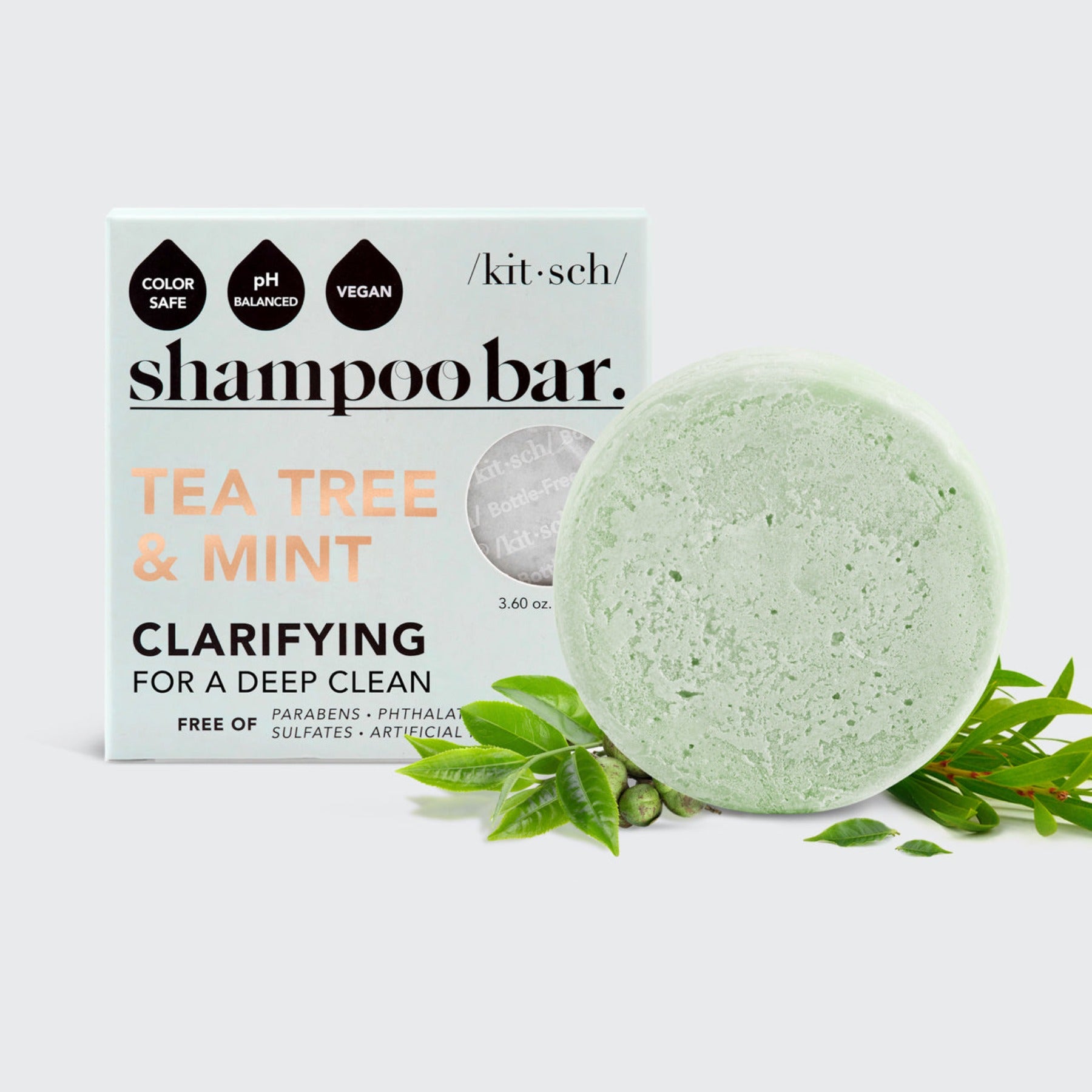 Tea Tree + Mint Clarifying Shampoo Bar | MEiiYO