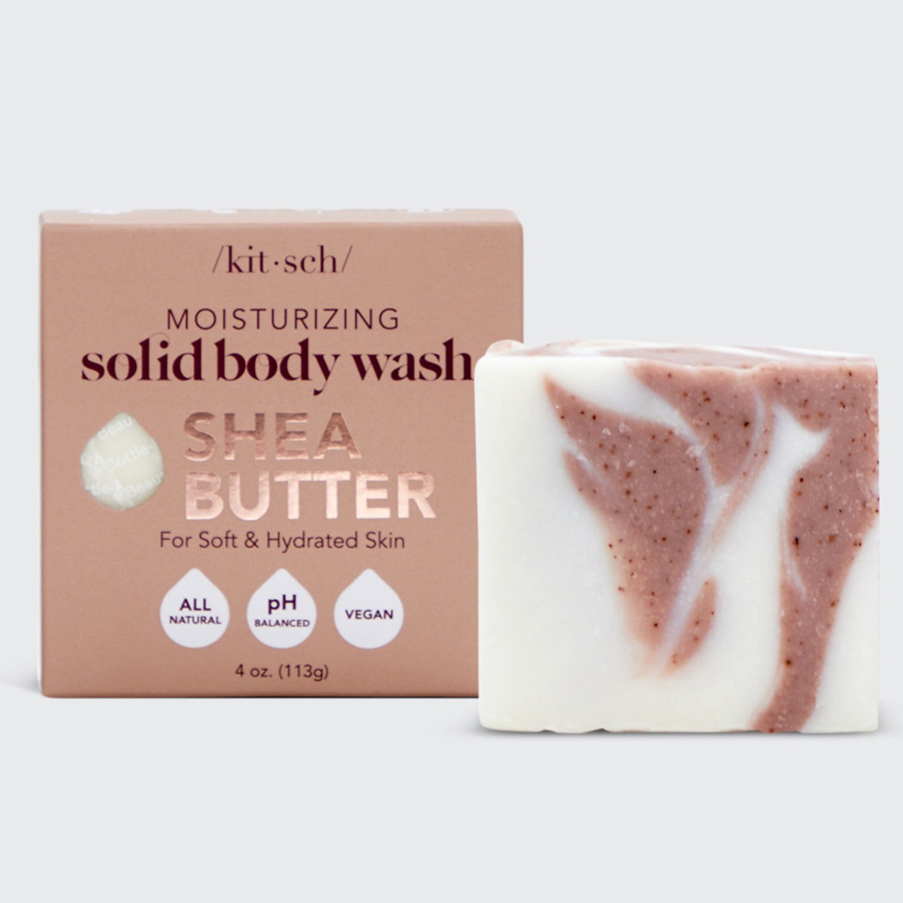 KITSCH Moisturizing Shea Butter Solid Body Wash | MEiiYO