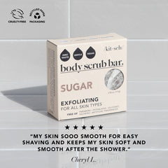 Sugar Exfoliating Body Scrub Bar