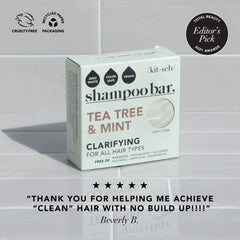 Tea Tree + Mint Clarifying Shampoo Bar