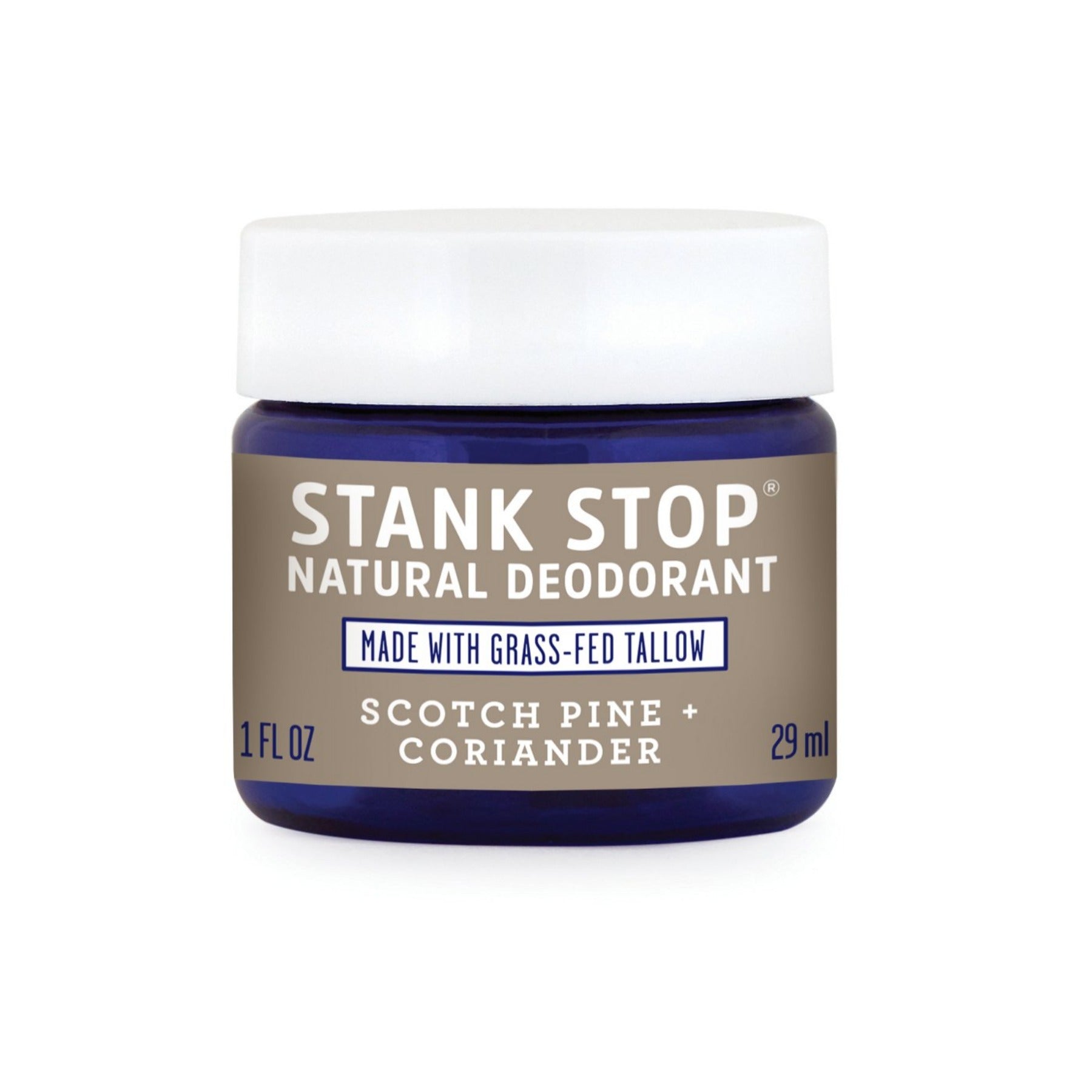 Stank Stop Cream Deodorant Scotch Pine + Coriander 1oz by FATCO Skincare Products