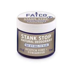 Stank Stop Cream Deodorant, Scotch Pine + Coriander, 2oz