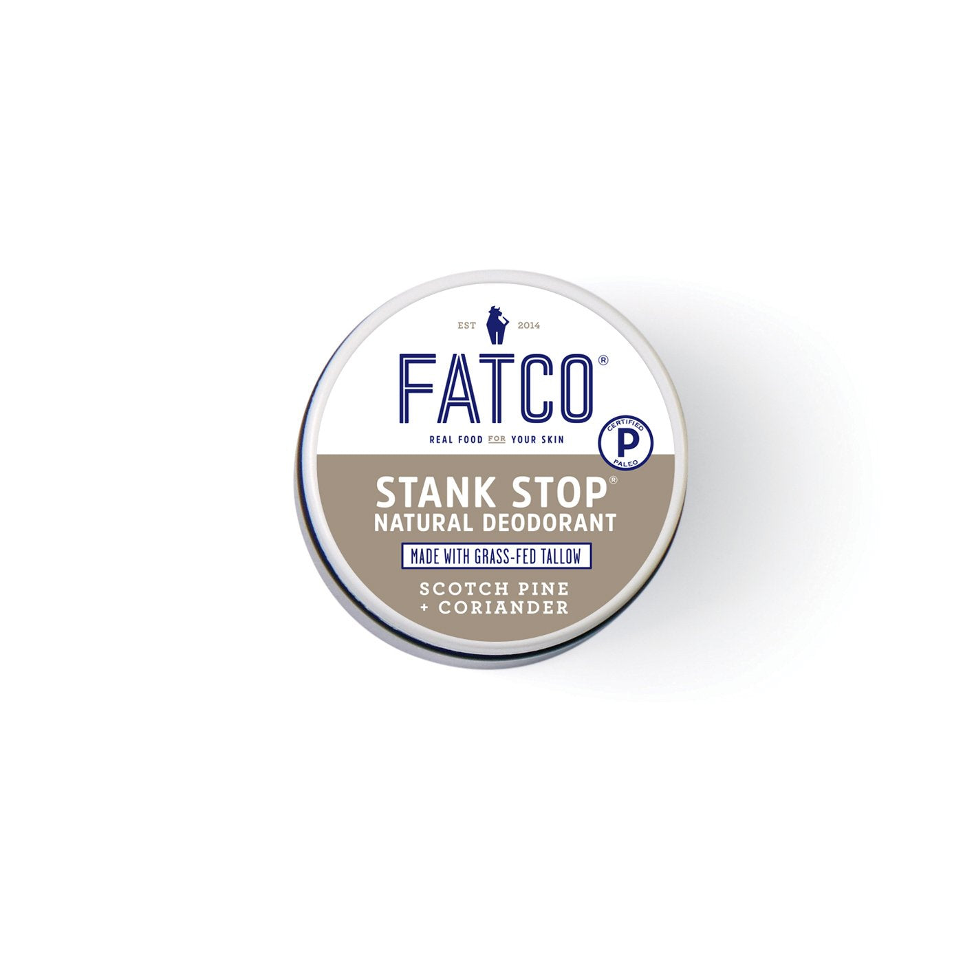 Stank Stop Cream Deodorant, Scotch Pine + Coriander 1oz