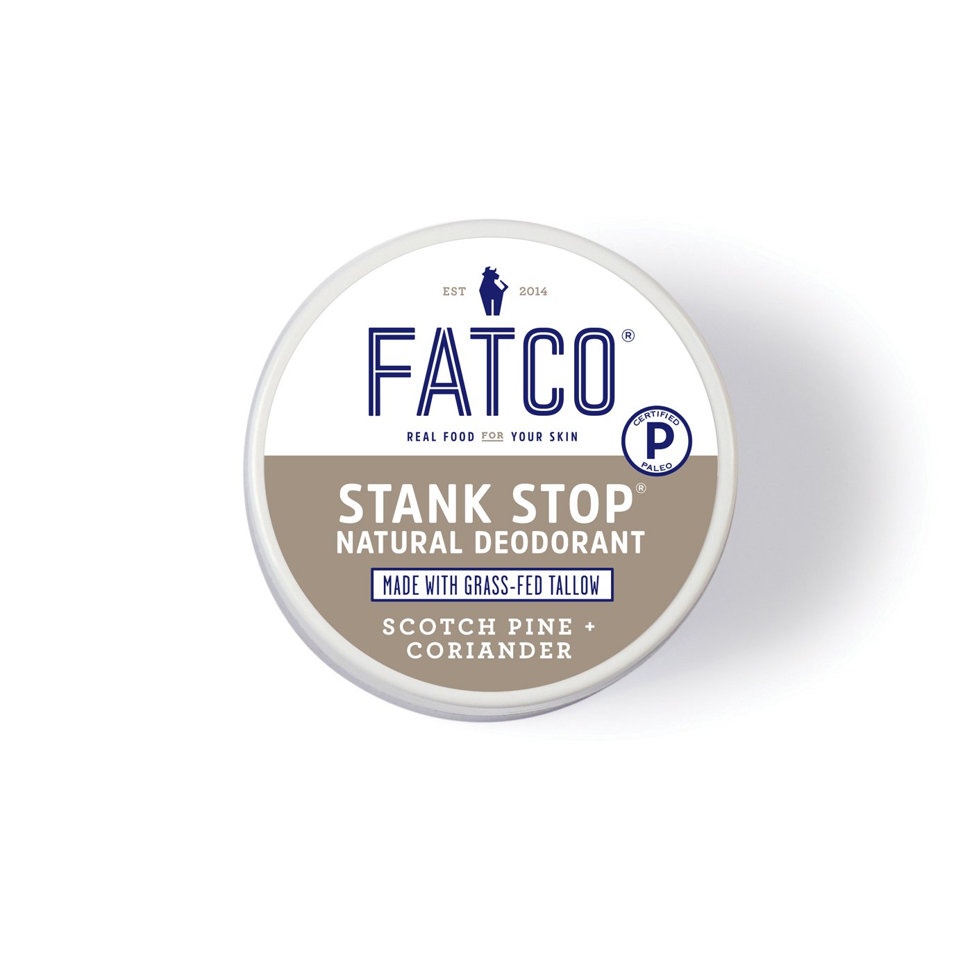 Stank Stop Cream Deodorant, Scotch Pine + Coriander, 2oz