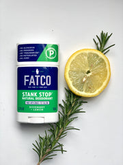 Stank Stop Deodorant Stick, Rosemary + Lemon 1.7oz