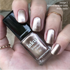Kissed by Rose Gold Nail Polish