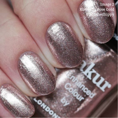Kissed by Rose Gold Nail Polish