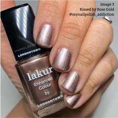 Kissed by Rose Gold Nail Polish